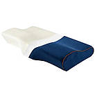 Ортопедична подушка для сну з ефектом пам'яті Memory Foam Вельвет 50*30 см Подушка ортопедична доросла, фото 9