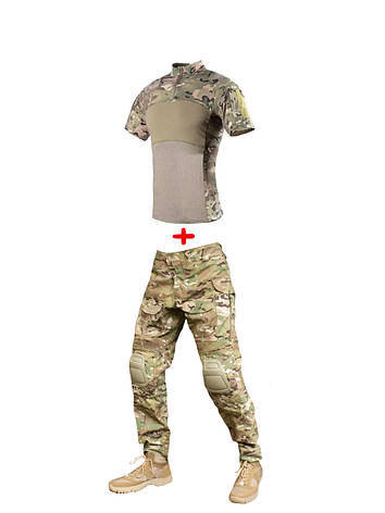 Форма убакс безрукавка з наколінниками костюм військовий 3g штани мультикам, фото 2
