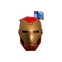 Дитяча маска Залізна людина з гумкою, пластикова маска Iron Man для дітей