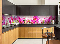 Наклейки для кухні Zatarga Ніжна орхідея 600х2500 мм Рожевий (Z180129) CS, код: 1836433
