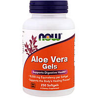 Aloe Vera Gels Now Foods 250 капсул CS, код: 7701593