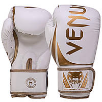 Перчатки боксерские VENUM CHALLENGER 2.0 VN0661 размер 10 унции цвет белый-золотой ep
