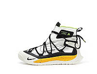 Nike чоловічі весняні/осінні білі кросівки на шнурках. Демісезонні чоловічі текстильні кроси