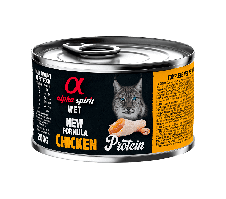 Alpha Spirit Chicken Protein 200г консерва для  кошек (с курицей)