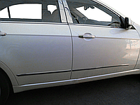 Хром молдинги дверей Carmos для Chevrolet Epica 2006+ Дверные молдинги Шевроле Эпика 4шт