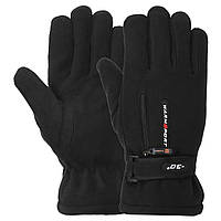 Перчатки спортивные теплые на меху Zelart BC-8561 размер L цвет черный ep