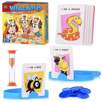 Настільна гра Хто я? англійською мовою, 007-74 / Сімейна карткова гра / Дитяча настілка
