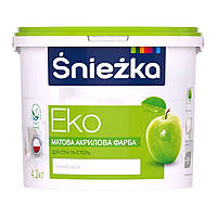 Фарба інтер'єрна SNIEZKA Еко 4,2 кг/3 л