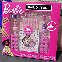 Дитяча косметика з лаками Barbie Nail, набір декоративної косметики для дівчаток