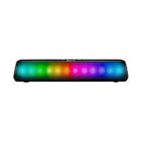 Bluetooth колонка XTRIKE ME SP-211BT Bluetooth с RGB подсветкой и радио Black PZ, код: 8139594