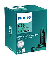 Ксеноновая лампа Philips Xenon D5S X-treme Vision gen2 12410XVC1 +150% HH, код: 6725852