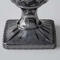 Лимонадниця, скляний глечик для напоїв із краником, диспенсер на 3л., тонований 17*21*48см. (9098-006), фото 5