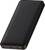 Павербанк внешний аккумулятор XPRO PPDML-L 10000mAh PD+QC 3.0 20W Черный (32375-01) ET, код: 8383586