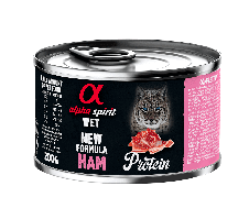 Alpha Spirit Ham Protein 200г консерва для  кошек (с свининой)