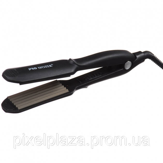 Утюжок гофре для волос Pro Mozer MZ 7711 Черный PZ, код: 2552487 - фото 1 - id-p2174639445