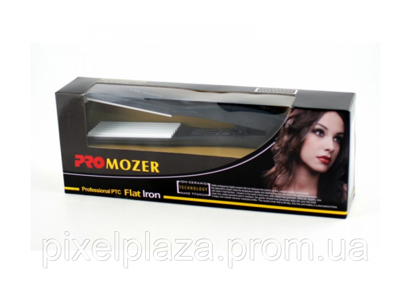 Утюжок гофре для волос Pro Mozer MZ 7711 Черный PZ, код: 2552487 - фото 3 - id-p2174639445