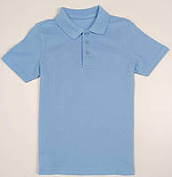 Футболка-поло George Англія для хлопчиків 7, 8, 9 років на зріст 122, 128, 135 см з коротким рукавом блакитного кольору