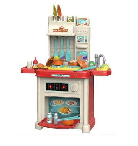 Дитяча ігрова кухня ,пар, ллється вода, посуд, продукти, звук, світло 1 A 120