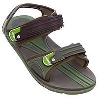 Босоножки сандалии детские SAHAB SH-1186 размер 32 цвет темно-зеленый-зеленый ep