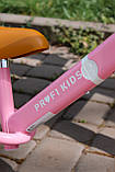 Велобіг дитячий PROFI KIDS 1019 на 12 дюймів, рожевий, фото 4