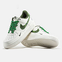 Чоловічі Кросівки Nike Air Force 1 Low x BAPE White Green / Найк Аїр Форс 1 БЕЙП Низькі Білі із Зеленим, фото 6