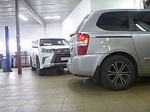 Фаркоп Kia Carnival 2006-2015 (Кіа Карнівал 2) польський, гак на болтах, фото 5