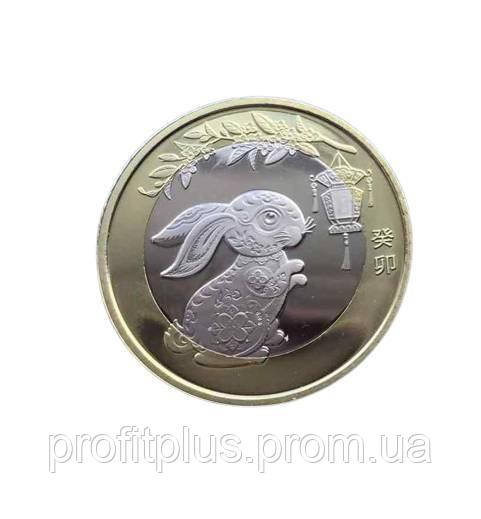 Монета Mine Год Кролика 10 юаней 2023 г 35 мм Золотистый (hub_yjwcwh) PP, код: 7758109 - фото 1 - id-p2174703308