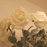 Квітка штучного троянда Sia (ціна за 1 штуку), фото 9