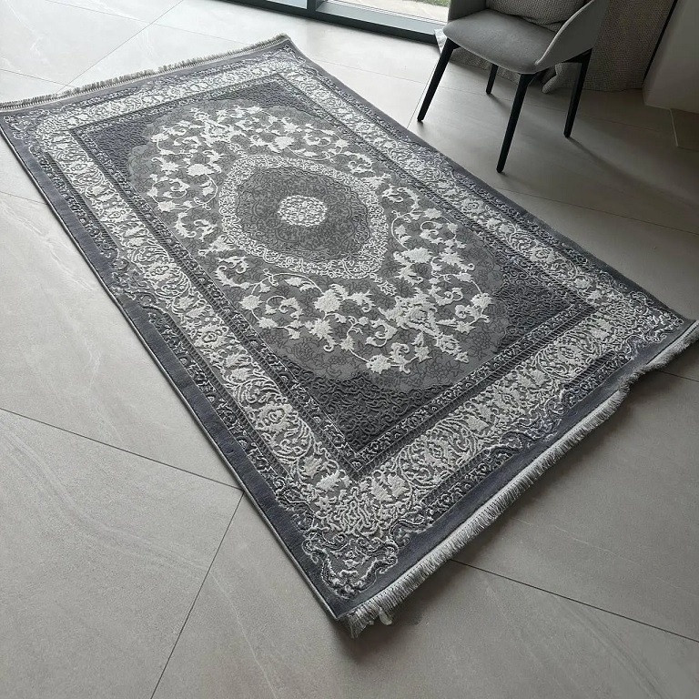 Килим Magnolia 0.8x1.5 м 08536A L.GREY/D.GREY SHIRINK, фото 1