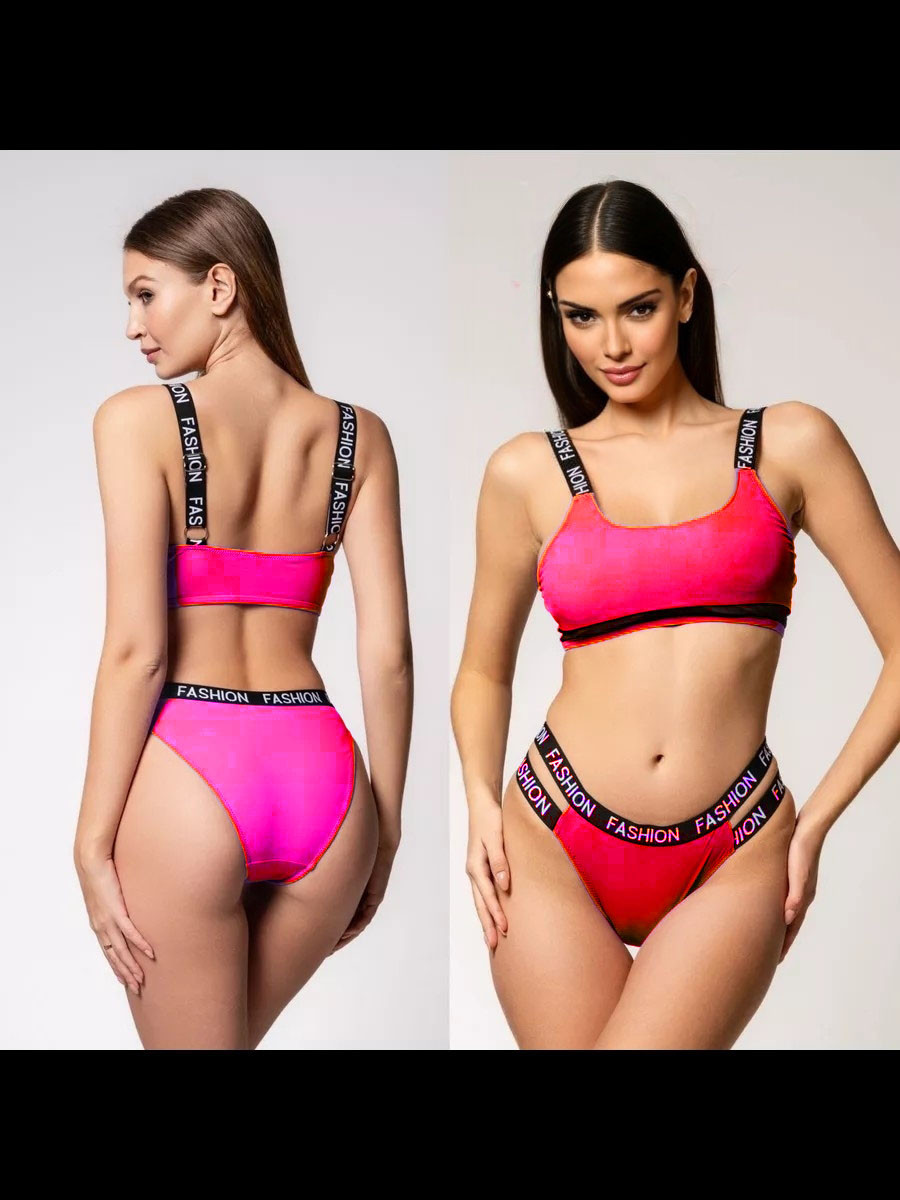 Купальник раздельный Fuba Альвина 9014 красный(В НАЛИЧИИ ТОЛЬКО 42 44 46 48 50 УКР р-ры)