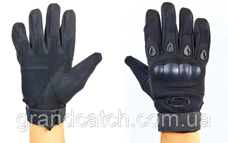 Рукавички Oakley закриті Чорні, фото 1