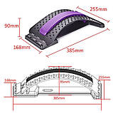 Тренажер для спини та хребта Мостик. Трирівневий масажер-тренажер для спини, фото 6