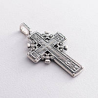 Православный крест Голгофский крест (чернение) 13501 Оникс BM, код: 6589890