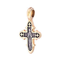 Серебряный крестик с распятием 131798 Оникс BM, код: 6731009