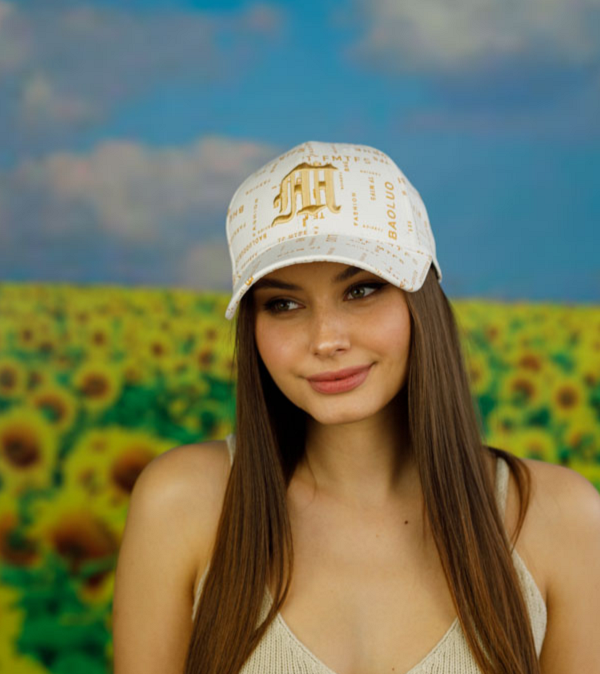 Жіноча кепка бейсболка білий 587AF
