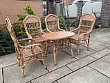4 Крісла Словацькі +стіл Кухонний Овал, фото 9
