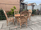 4 Крісла Словацькі +стіл Кухонний Овал, фото 2
