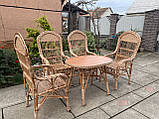 4 Крісла Словацькі +стіл Кухонний Овал, фото 10
