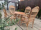 4 Крісла Словацькі +стіл Кухонний Овал, фото 6