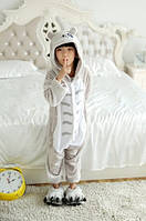 Пижама детская Kigurumba Тоторо XL - рост 135 - 145 см Серый с белым (K0W1-0052-XL) QT, код: 1776920