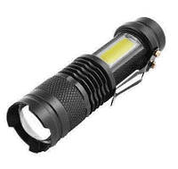 Фонарик тактический ручной фонарь аккумуляторный в футляре с зарядкой от USB POLICE BL-525 Bl BM, код: 8111348