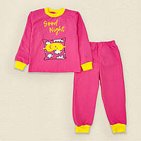 Детская пижама с начесом Dexters good night 98 см розовый (131539368431) QT, код: 8335289