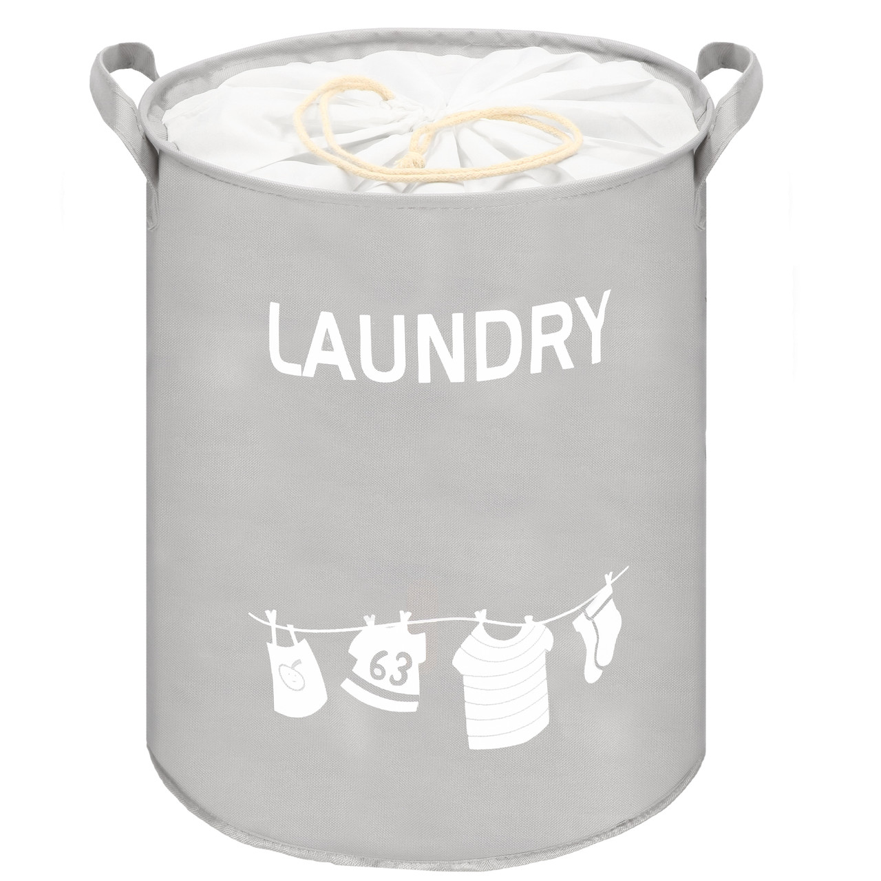 Кошик для прання Springos 43 л текстильний для білизни та одягу HA0117 Poland