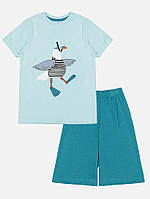 Пижама для мальчика 116 голубой Ponki ЦБ-00217649 QT, код: 8430968
