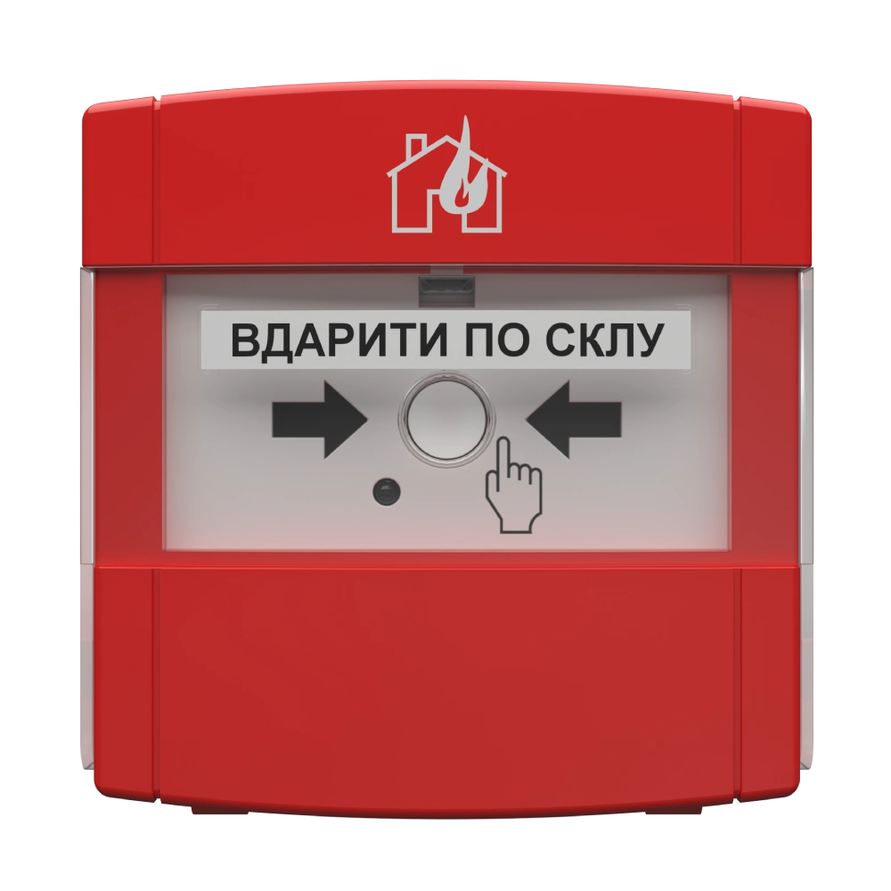 Адресний ручний пожежний сповіщувач Тірас Tiras DETECTO MNL110, фото 1