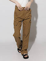 Женские джинсы регуляр с карманом 42 коричневый MANGA plus ЦБ 00219872 QT, код: 8424606