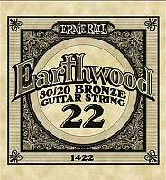 Струна Ernie Ball 1422 Earthwood 80 20 Bronze Acoustic Guitar Strings .022 QT, код: 6839119