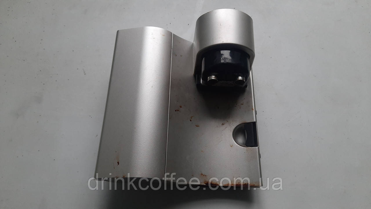 Панель лицьова (дверцята) диспенсер подавання кави кавомашини DeLonghi ESAM 3300_3 Magnifica Rapid Cappuccino б/у_тріщина, фото 1