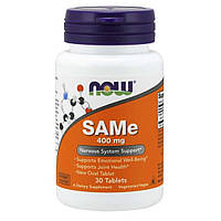 SAM-e S-Аденозилметионин Now Foods 400 мг 30 таблеток (NF0139) BM, код: 1772395