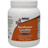 Лецитин NOW Foods Sunflower Lecithin Pure Powder 454 g 45 servings BM, код: 7518573